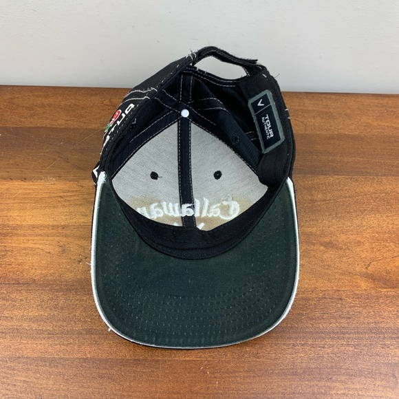 Callaway Hat Cap Strap Back Black Red Big Bertha Golf Casual Mens Speed Regime - Picture 7 of 11